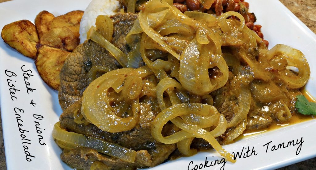 Bistec Encebollado Receta De Sandry Cruz Cookpad