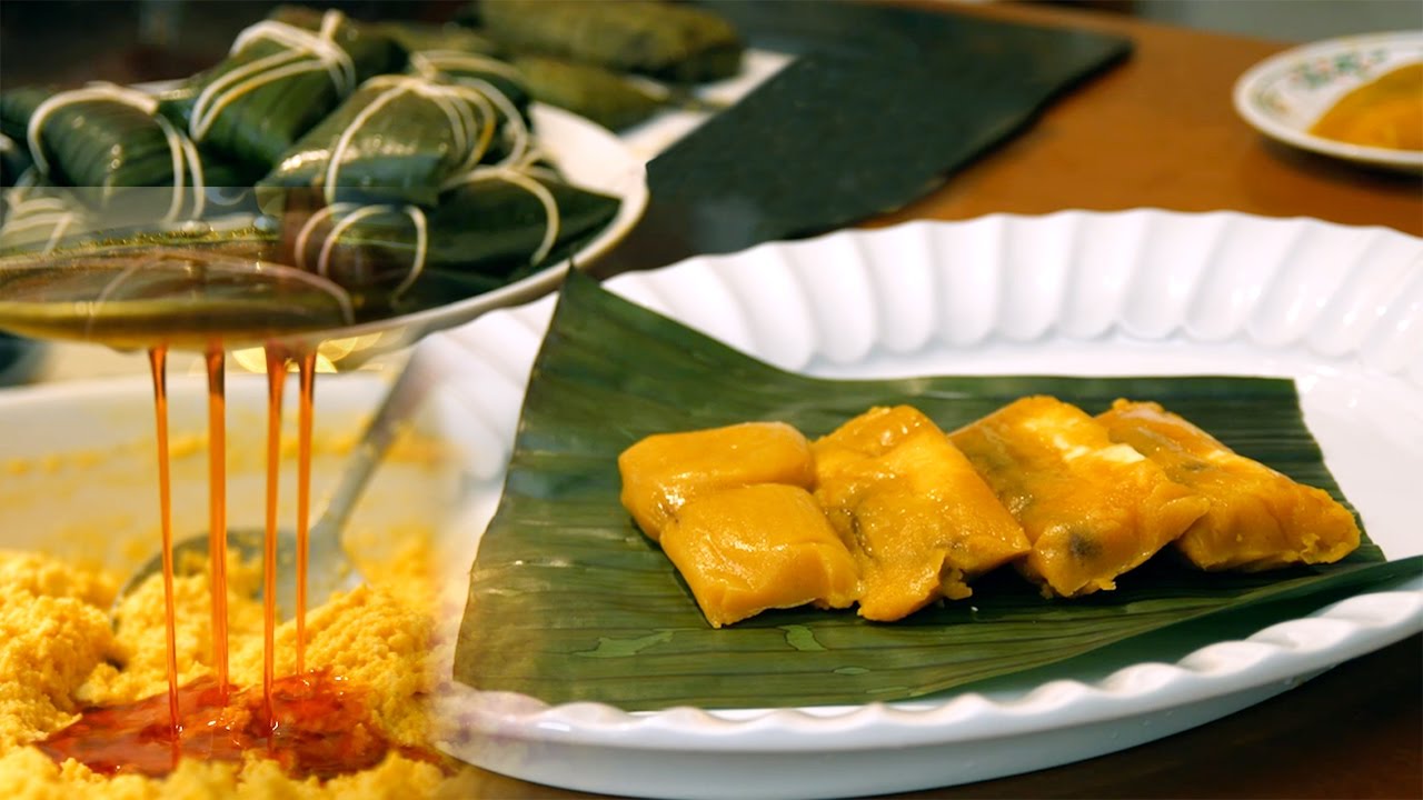 Como hacer unos pasteles en hoja o tamales de yuca en casa muy diferentes
