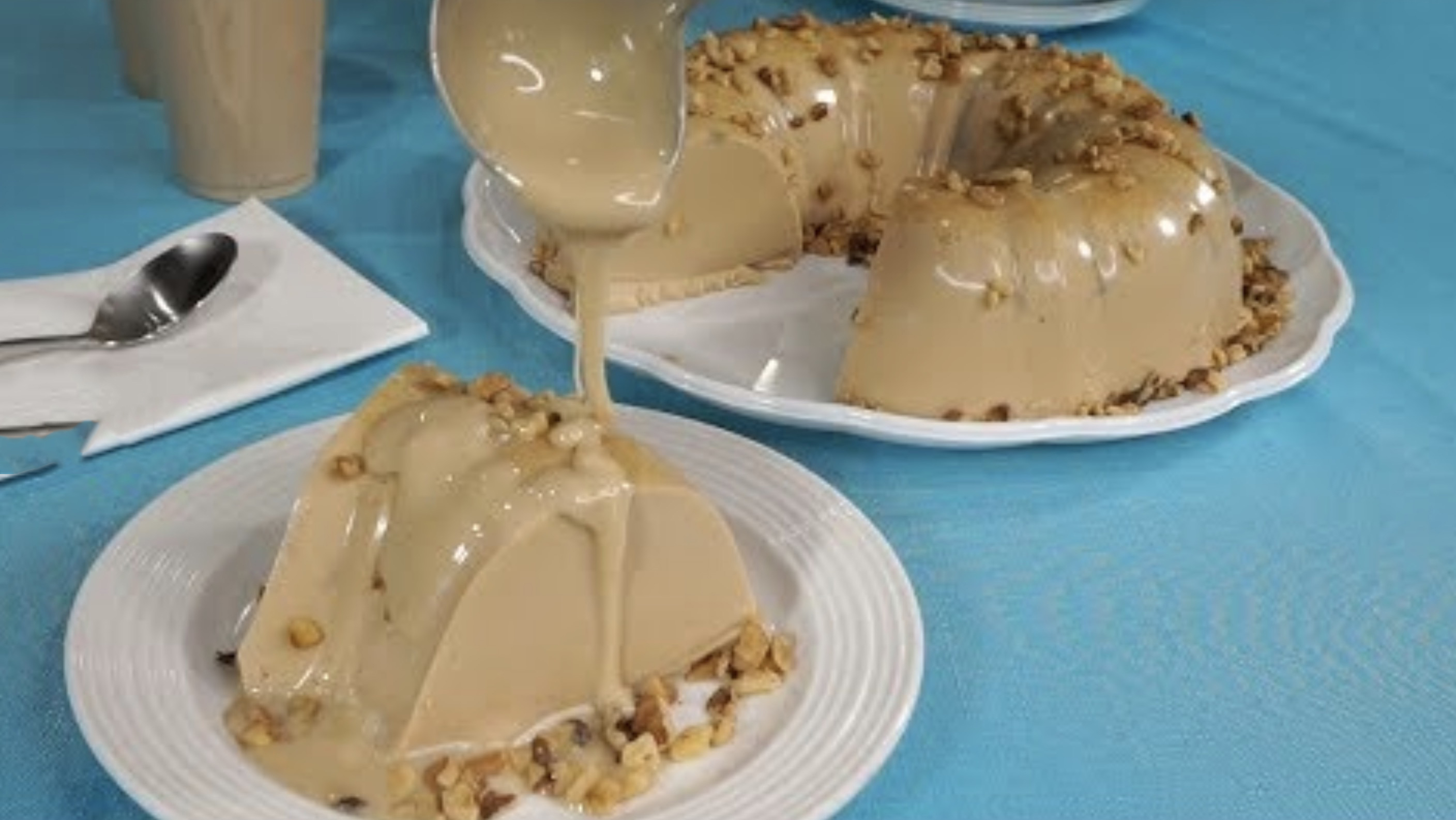 Gelatina de Café tres leches Postre fácil de Café