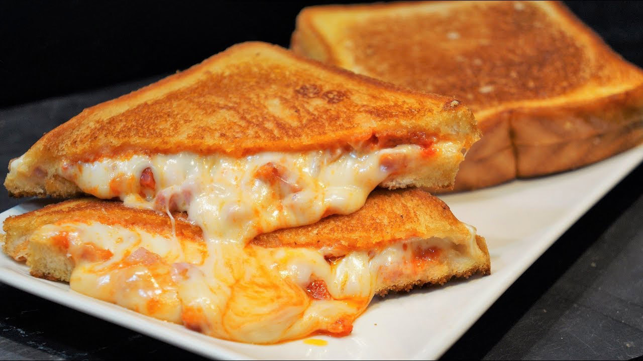 Como preparar el nuevo sándwich de pizza famoso receta fácil y rica